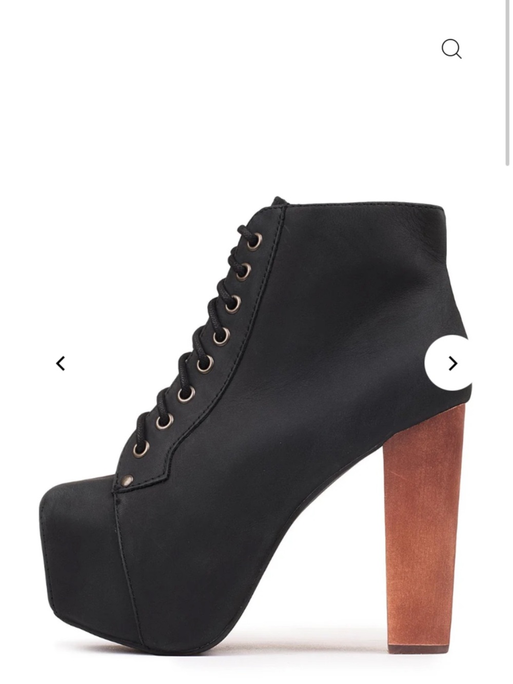 Jeffery Campbell leather lita